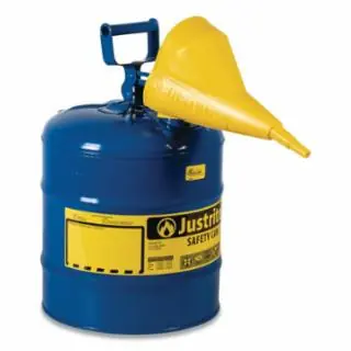 Justrite 7150310 Can Safety W/Fnl T1 5G Blu Clearance