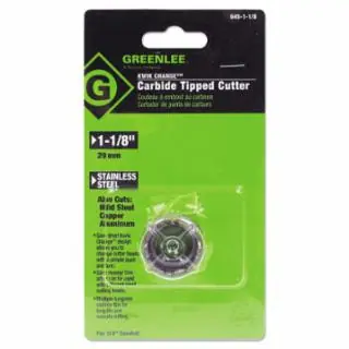 Limited Offer Greenlee 645-1-1/8 05697 1-1/8" Ct Cutter