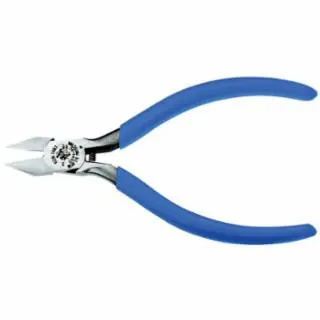 Klein Tools D244-5C Diagonal Cutting Pliers, Electronics, Pointed Nose, Narrow Jaw, 5-Inch Low Price