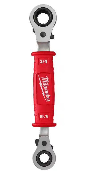 Milwaukee Tool 48-22-9212 Linemans 4in1 Insulated Ratcheting Box Wrench Grab Now