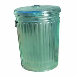Magnolia Brush TRASH CAN 20GAL 20 Gallon Galvanized Trash Can With Lid (1 CN) Next Day Delivery