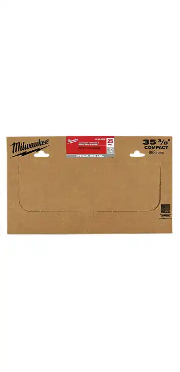 Milwaukee Tool 48-39-0506 35-3/8" 10 TPI Compact Band Saw Blade for Thick Metal (25 PK) Today Only