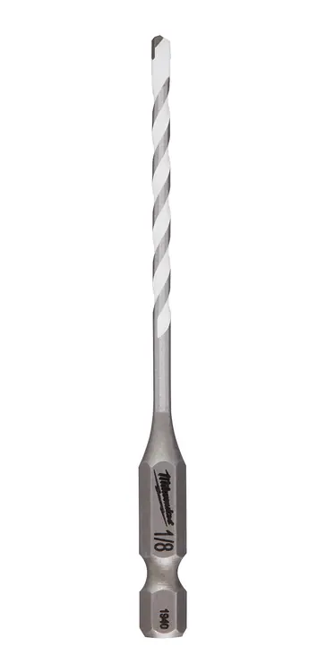 Don't Miss Out Milwaukee Tool 48-20-8880 1/8" x 2" x 3-1/2" SHOCKWAVE Impact Duty Carbide Multi-Material Drill Bit, 3 Pack