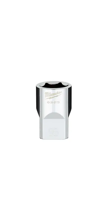 Price Drop Milwaukee Tool 45-34-9119 1/2" Drive 18MM Metric 6-Point Socket with FOUR FLAT Sides