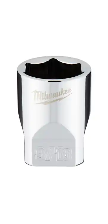 Milwaukee Tool 45-34-9010 1/4" Drive 9/16" SAE Socket with FOUR FLAT Sides Instant Buy