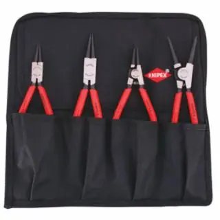 Professional Grade Knipex 9K 00 19 53 US 4 Pc Circlip Set In Pouch Straight