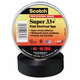 Genuine Scotch 7010350130 Scotch Super 33+ 3/4 Inx 44 Ft Vinyl Elec Tape (1 RL)