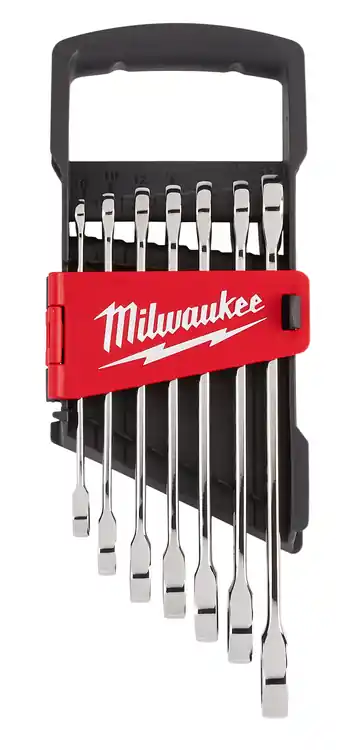Milwaukee Tool 48-22-9506 7pc Ratcheting Combination Wrench Set - Metric Low Price