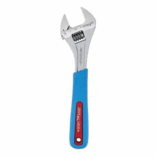 Channellock 812WCB BULK 12" Code Blue Gripped Bulk Adj Wrench Wide Premium