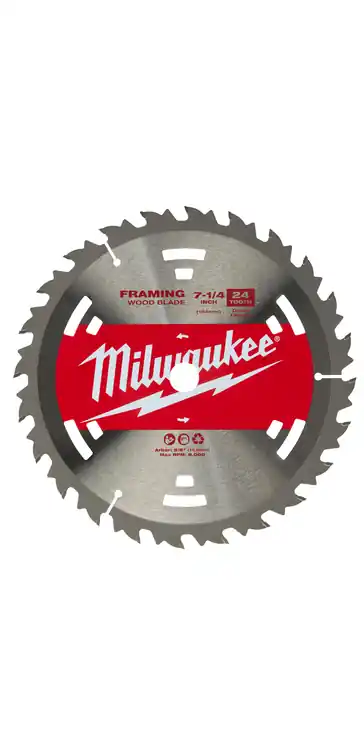 48-41-0710 7-1/4" 24T Construction Framing Blades Bulk 10, 10 Pack While Supplies Last