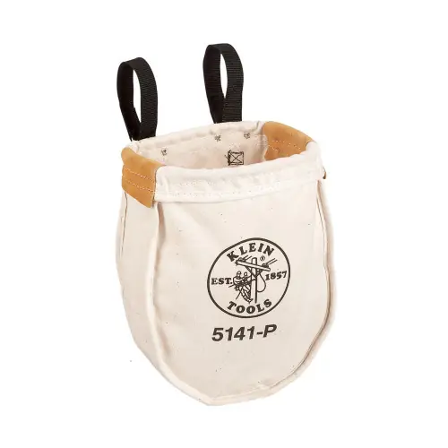 Same Day Shipping Klein Tools 5141P Tool Bag, Canvas Utility Bag, Loop Connection, 10 x 5 x 12-Inch