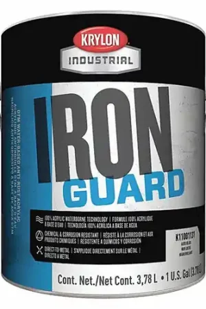 Flash Sale KRYLON (4GAL/CASE) IRON GUARD SEMI-GLOSS BLACK