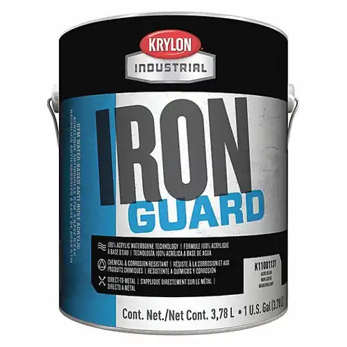 Flash Sale KRYLON (4GAL/CASE) IRON GUARD SEMI-GLOSS BLACK