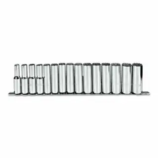 Proto J54207 15-Pc. 1/2Drive Deep Metri (1 SET) Discount