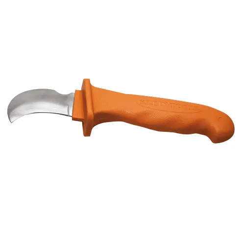 Authentic Klein Tools 1571INS Lineman‘s Skinning Knife, Insulated