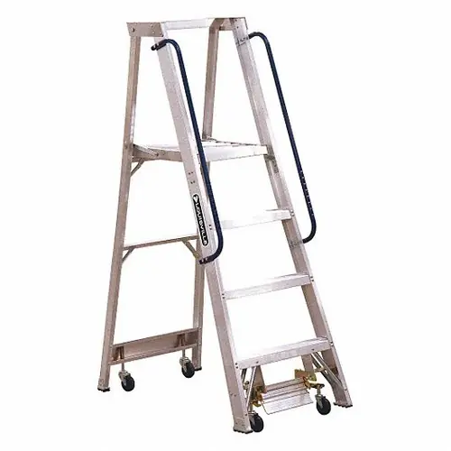 Louisville Ladder AP5004 4‘ Mobile Aluminum Material Handling Ladder Trending