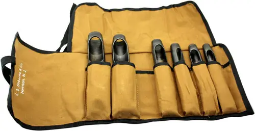 C.S. Osborne K-245 01520 6Pc. Belt Punch Set No.S 2-4-6- (1 SET) Hot Picks