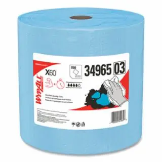 Low Price Kimberly-Clark Professional 34965 Wypall X60 Teri Wipers Jumbo Roll Blue 1100 (1 RL)
