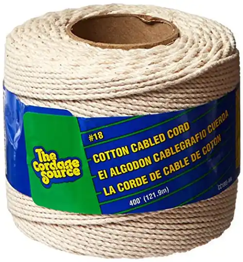 Orion Ropeworks Inc CC1805-WA 400‘ 18 Cotton Cable Cord Deal