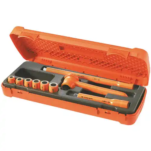 Secure Checkout Facom FC-J.400AVSE 12Pc 3/8Drive Tool Set Se 1000V