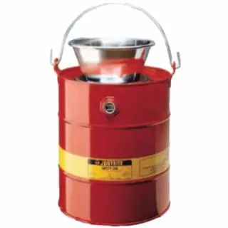 Top Pick Justrite 10904 3 Gal Drain Can Yellow