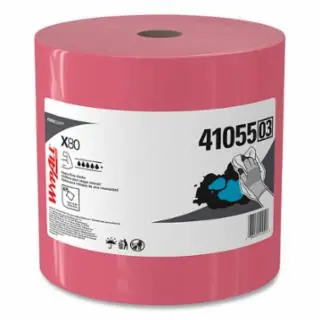 Luxury KIMBERLY-CLARK PROFESSIONAL WYPALL X80 SHOP PRO JUMBO ROOL RED 475 PER ROL
