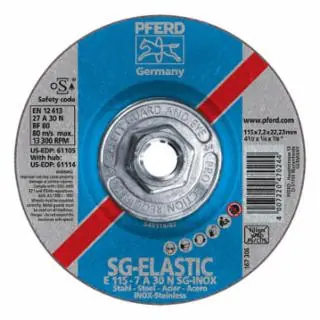 Time-Limited Pferd 61114 4-1/2 x 1/4 x 5/8-11 T27Gw A30 N Sg-Inox
