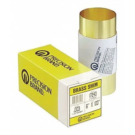 Precision Brand 17250 17Ss3 .003 Brass Shim Stock 12"X1 (1 ROL) Buy Online