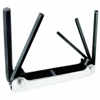 Same Day Shipping Klein Tools 70580 Folding Hex Key Set, 6-Key, Metric Sizes