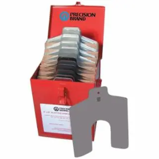 Brand New Precision Brand 42925 Size E 6" 300Ss Slottedshim Assortment