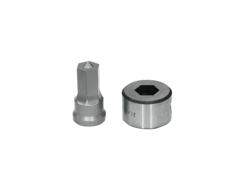 Professional Grade EDWARDS ED9-PDH3/4 3/4 in Hex Punch & Die Set With Key-Way
