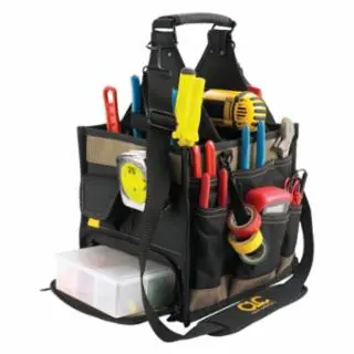 Clc Custom Leather Craft 1528 22 Pocket Lg Electrical/Maintenance Tool Carrier Authentic