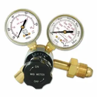 Holiday Sale Gentec 190AR-50 Gw 33-190Ar-50 &Mig Meter8 Argon- Cga580