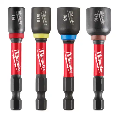 Direct From Factory Milwaukee Tool 49-66-4566 4PC SHOCKWAVE Impact Duty 2-9/16 Magnetic Nut Driver Set, 3 Pack