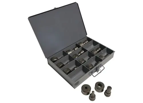 Secure Checkout EDWARDS ED9-PD1240 12 Piece Round Metric Punch & Die Set With Storage Case
