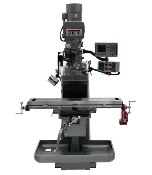 Direct From Factory JET JT9-690629 JTM-1050EVS2/230 Mill With 3-Axis Acu-Rite 203 DRO (Quill) With X-Axis Powerfeed
