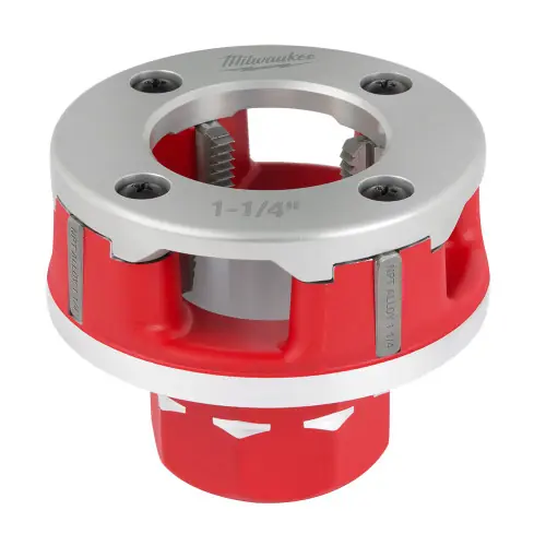 Milwaukee Tool 48-36-1310 Compact 1-1/4" Alloy NPT Portable Pipe Threading Forged Aluminum Die Head Trending