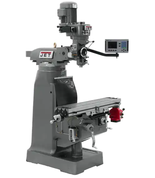JET JT9-690072 JTM-2 Mill With 3-Axis ACU-RITE 203 DRO (Quill) With X-Axis Powerfeed Price Cut