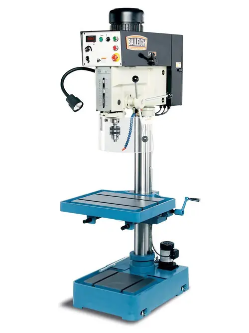 Authentic BAILEIGH BA9-1002869 Dp-1250Vs; 20.8 in Evs Variable Speed Drill Press With Tapping 2HP, 220V 1Phase