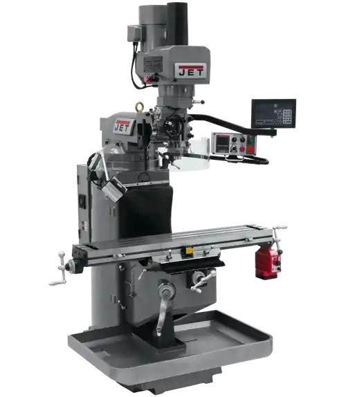 JET JT9-690536 JTM-949EVS with Newall NMS800 DRO, X Powerfeed & Air Power Drawbar Buy Direct