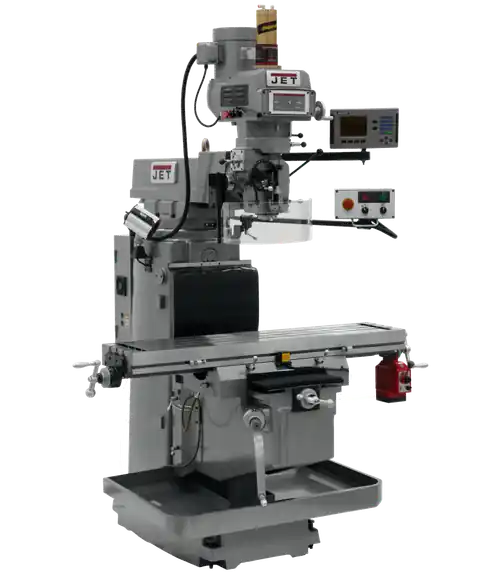 Bargain JET JT9-698062 JTM-1254VS With ACU-RITE 203 3X (Q) DRO, X Powerfeed & Air Power Drawbar