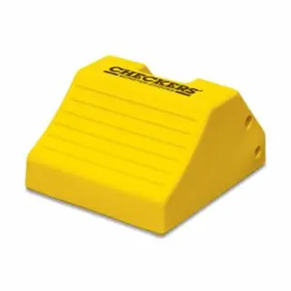Checkers MC3010 Wheel Chockheavy Duty17.7"X15.2"X10"65"-105" Super Sale