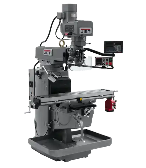 One Day Deal JET JT9-690634 JTM-1050EVS2/230 Mill With Newall NMS800 DRO With X-Axis Powerfeed