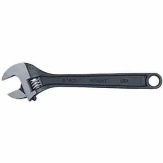 Fresh Stock Wright Tool 9AC08 8" Adjustable Wrench Chrome Old 9410