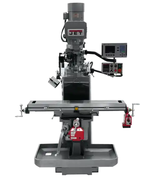 JET JT9-690631 JTM-1050EVS2/230 Mill With 3-Axis Acu-Rite 203 DRO (Quill) With X and Y-Axis Powerfeeds Get Yours