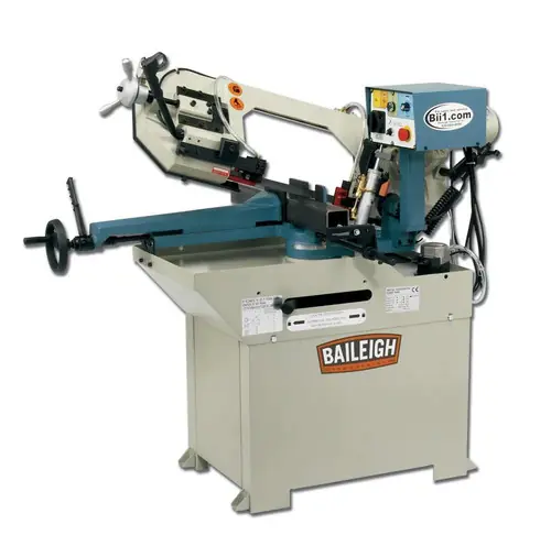 Special Discount BAILEIGH BA9-1001396 Bs-250M; Metal Cutting 8.6 in Geared Head Band Saw Mitering Head 2HP, 110V, Single Phase