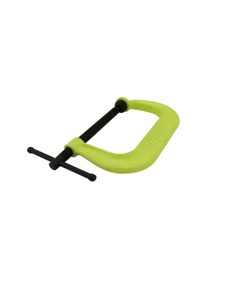 Bargain WILTON WL9-14307 412Sf, 400 Series Hi-Vis Safety C-Clamp, 2" - 12-1/4" Jaw Opening, 6-1/4" Throat Depth