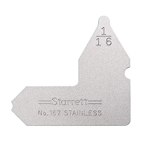 Price Drop L.S. Starrett 50624 167-1/16 1/16" Radius Ga
