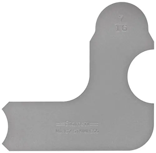 L.S. Starrett 50645 167-1/2 Radius Gage New Arrival