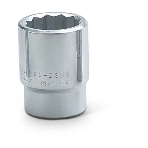 Wright Tool 61-24MM 24 mm 3/4" Drive 12 Point Standard Metric Socket While Supplies Last